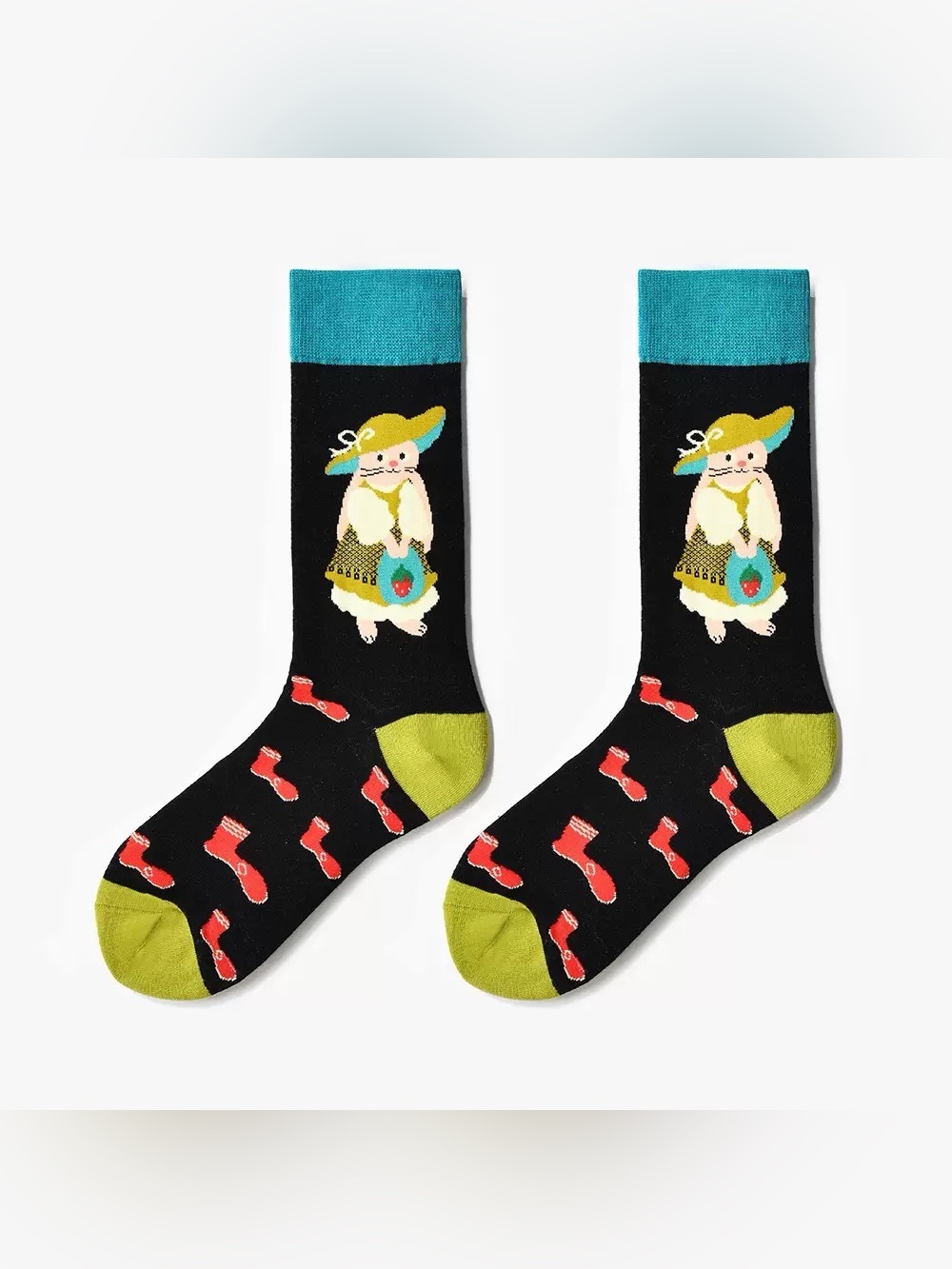 Premium Combed Cotton Crew Socks Unisex Soft Breathable Everyday Socks
